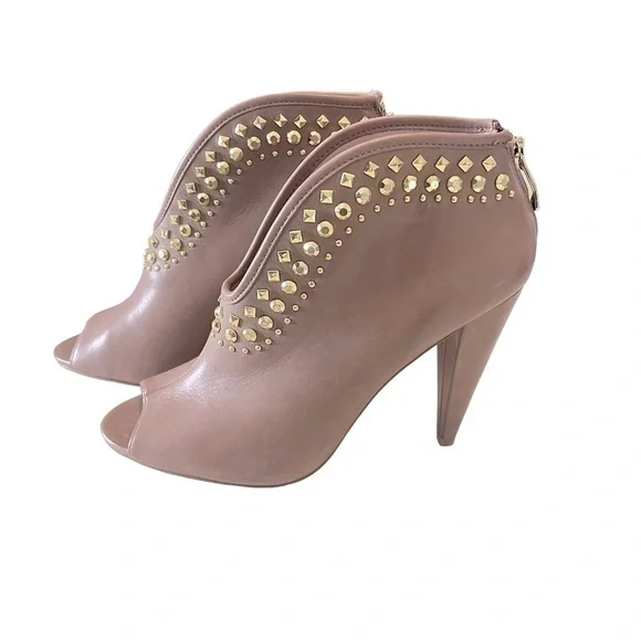 Blush/ rose studded Vince Camino booties